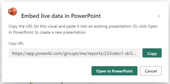 power bi to presentation