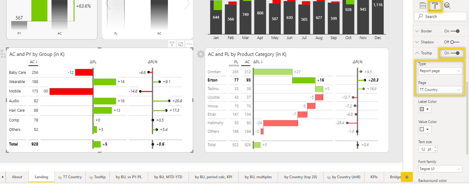 Using Report Page Tooltips Zebra BI Knowledge Base Using Report Page Tooltips Zebra BI Knowledge Base